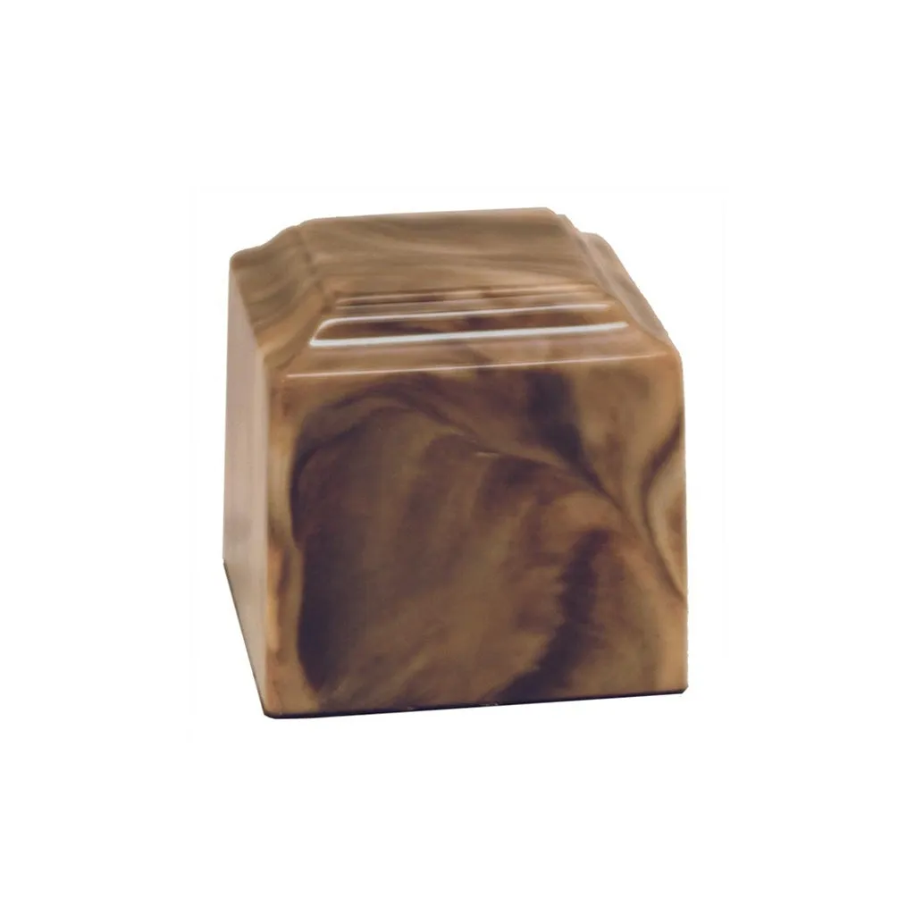 SMALL Cultured Marble Urn -390- Little TAHITI