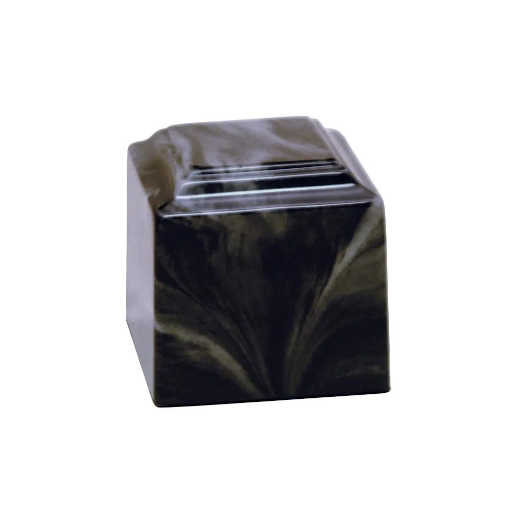 SMALL Cultured Marble Urn -390- Little TAHITI