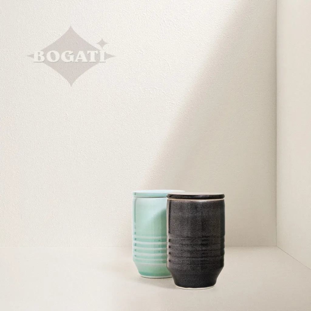 SMALL - Porcelain Urn - Solstice Culp Pottery DUALITY