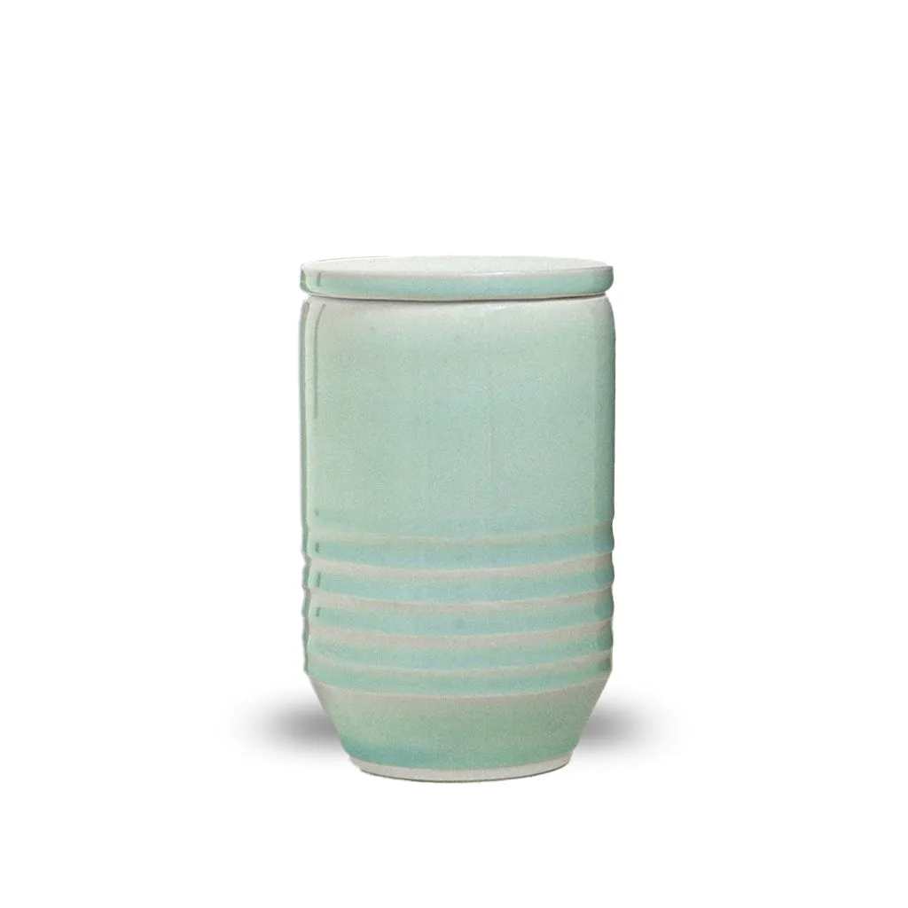 SMALL - Porcelain Urn - Solstice Culp Pottery DUALITY