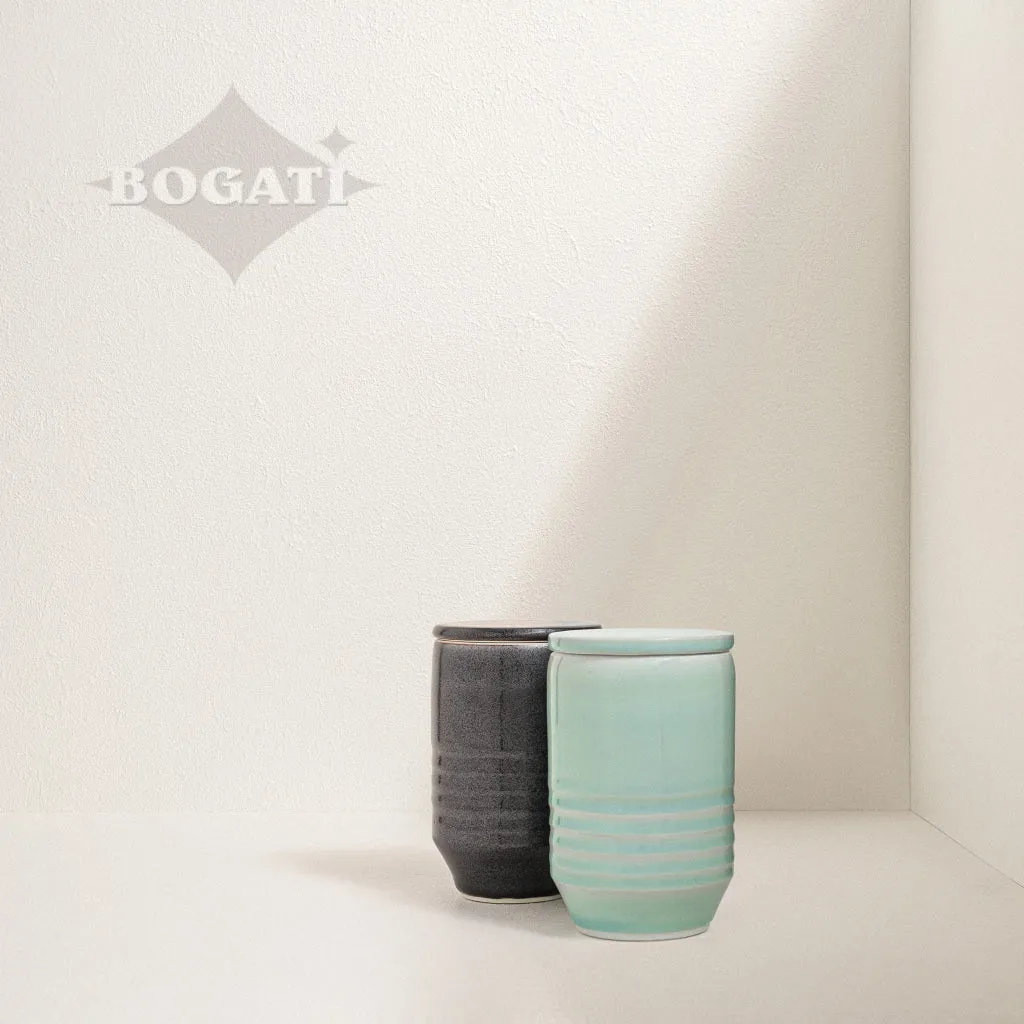 SMALL - Porcelain Urn - Solstice Culp Pottery DUALITY