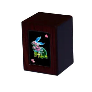SMALL PY06 Photo Frame Urn - Blossom Rabbit