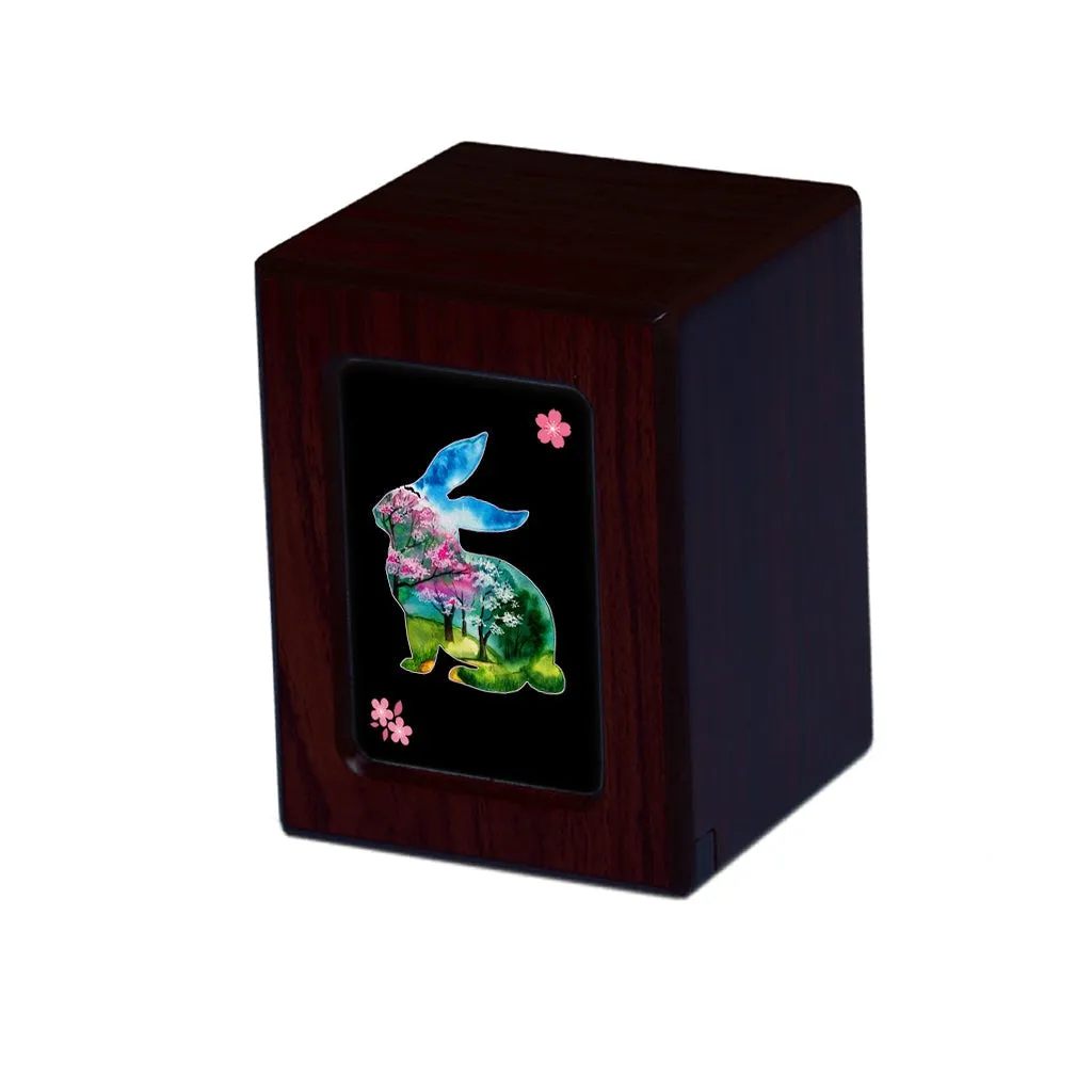 SMALL PY06 Photo Frame Urn - Blossom Rabbit