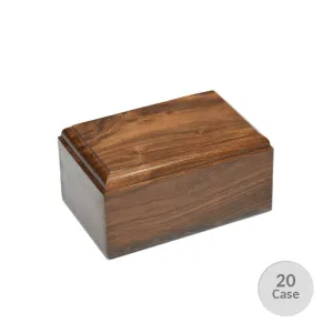 SMALL Rosewood Urn  -2705- Bevel Edge - Case of 20