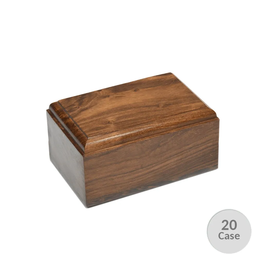 SMALL Rosewood Urn  -2705- Bevel Edge - Case of 20