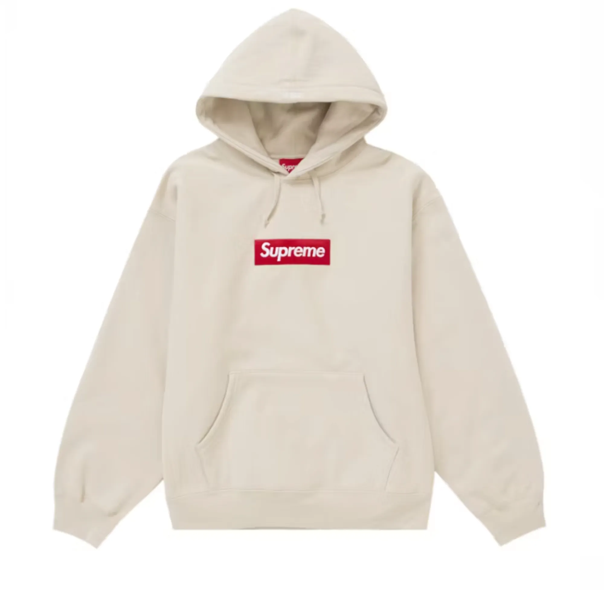 Supreme Box Logo Hoodie FW 2024 Stone