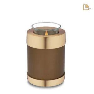 Tealight Auburn Cremation Urn