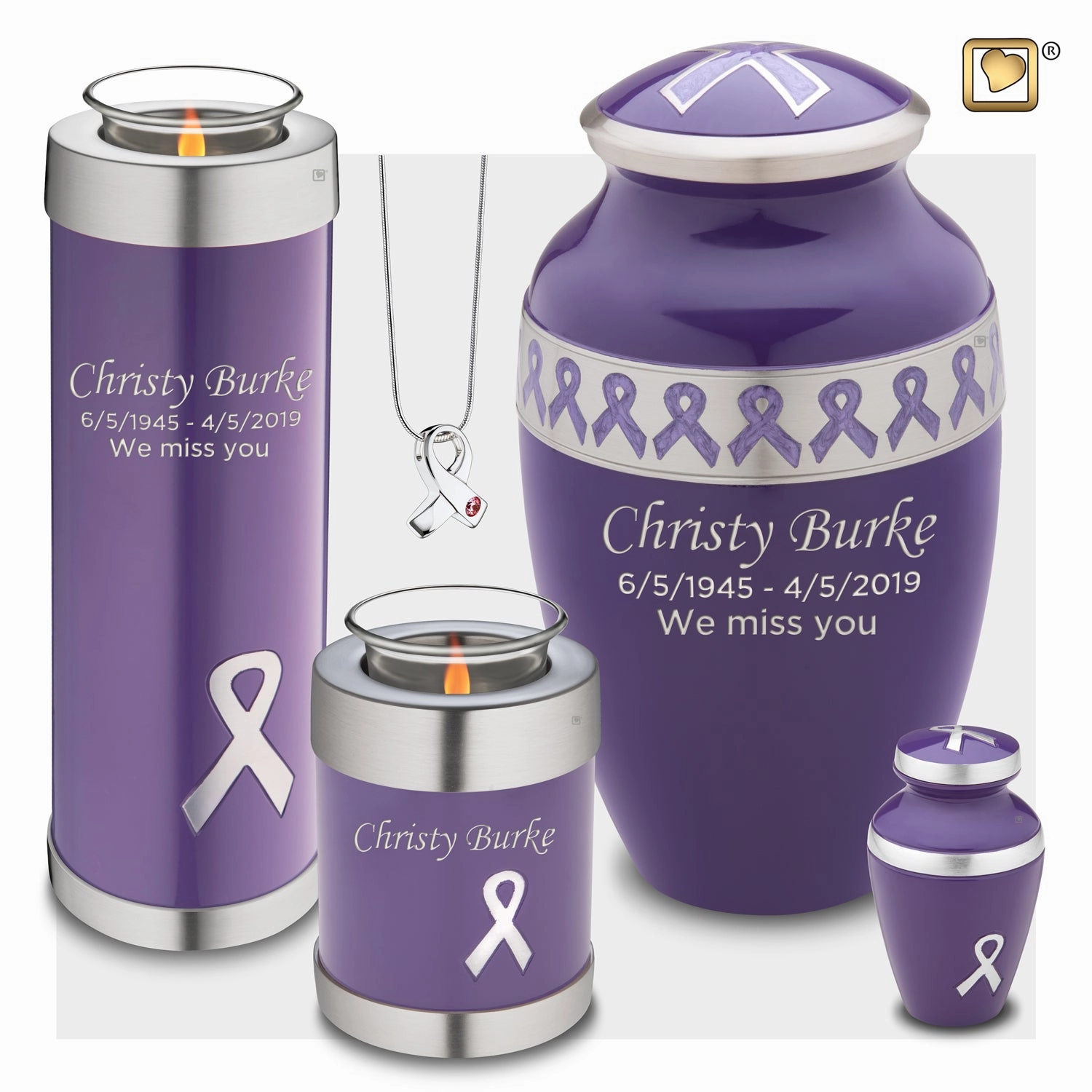 Tealight Awareness Purple