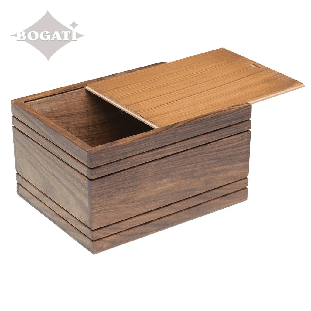 TEMPORARY CONTAINER Rosewood Urn -2791- Modern Design  - Case of 8
