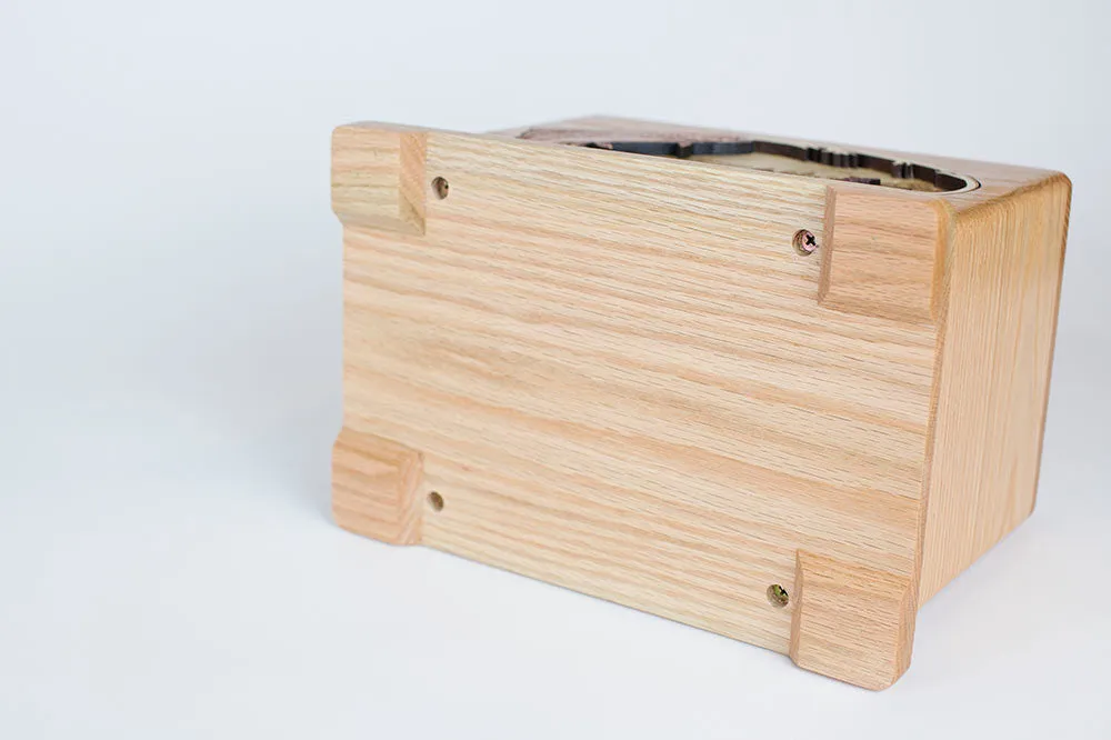 Trout Boat Fishing Cremation Urn with Inlay Wood Art