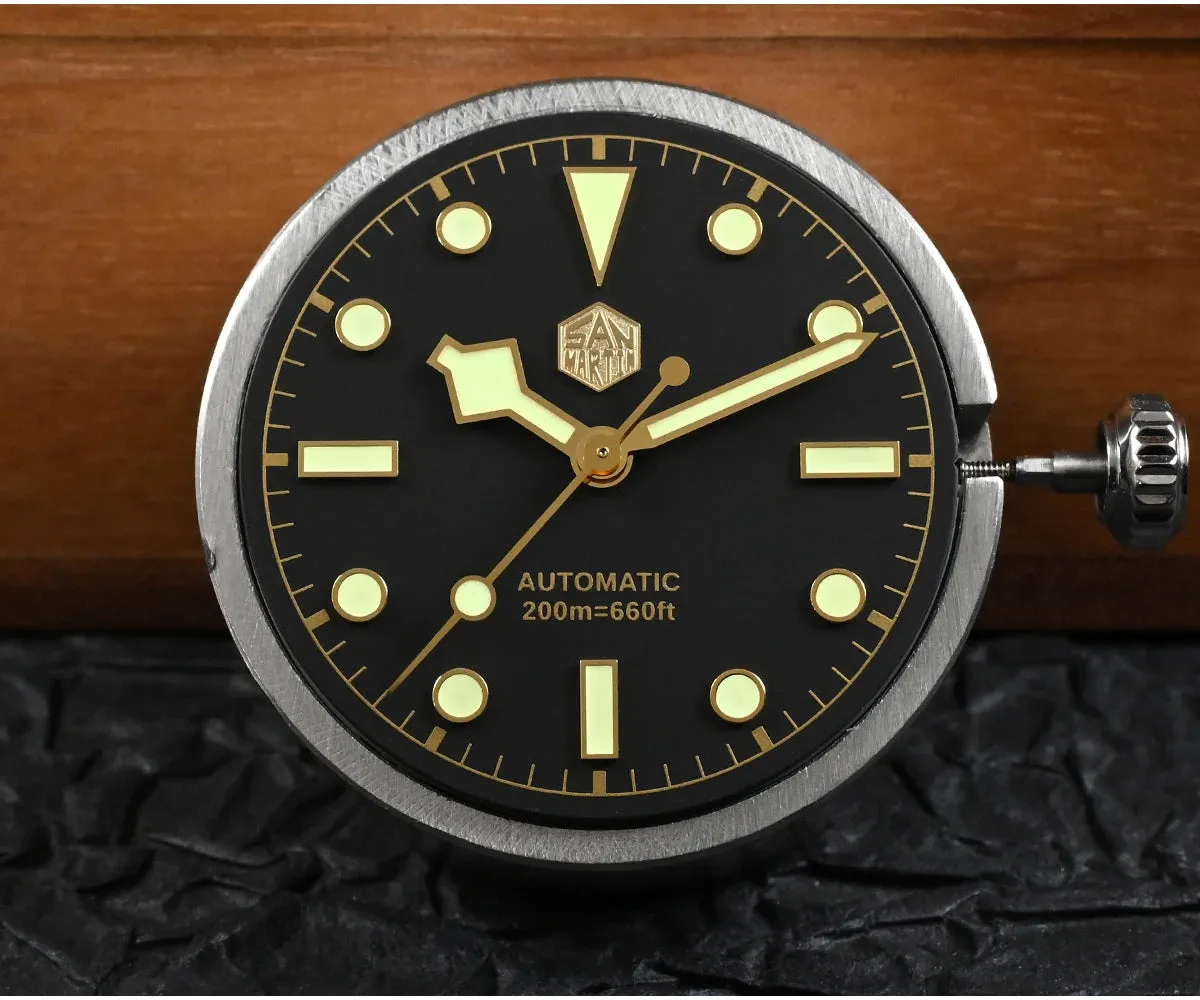 ★Weekly Deal★San Martin 37mm Vintage Diver Watch SN0138G