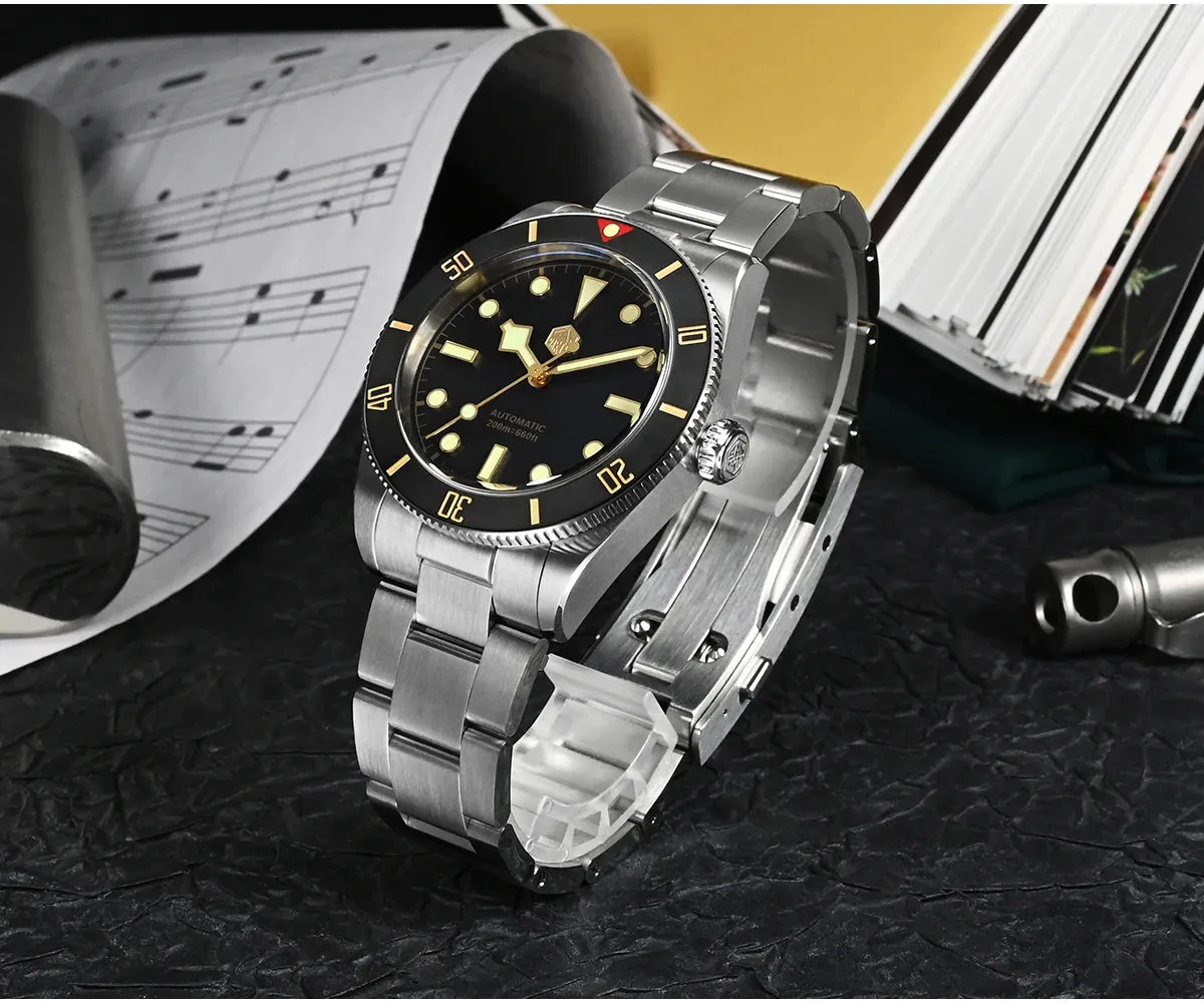 ★Weekly Deal★San Martin 37mm Vintage Diver Watch SN0138G