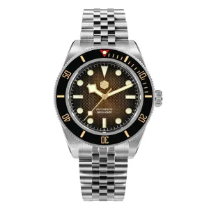 ★Weekly Deal★San Martin 3D Waffle Dial Automatic Watcth SN0128