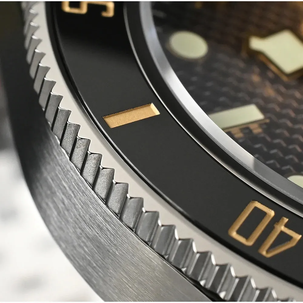 ★Weekly Deal★San Martin 3D Waffle Dial Automatic Watcth SN0128