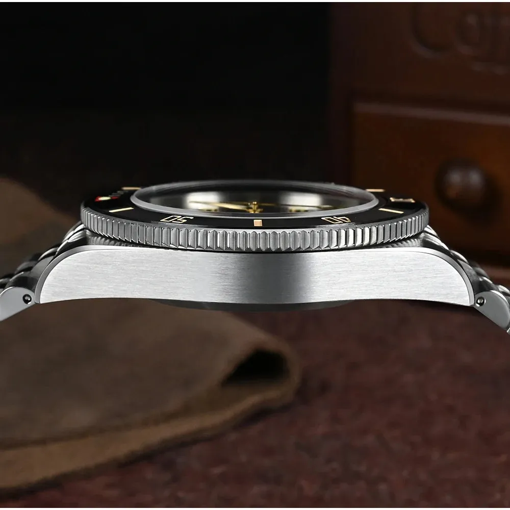 ★Weekly Deal★San Martin 3D Waffle Dial Automatic Watcth SN0128