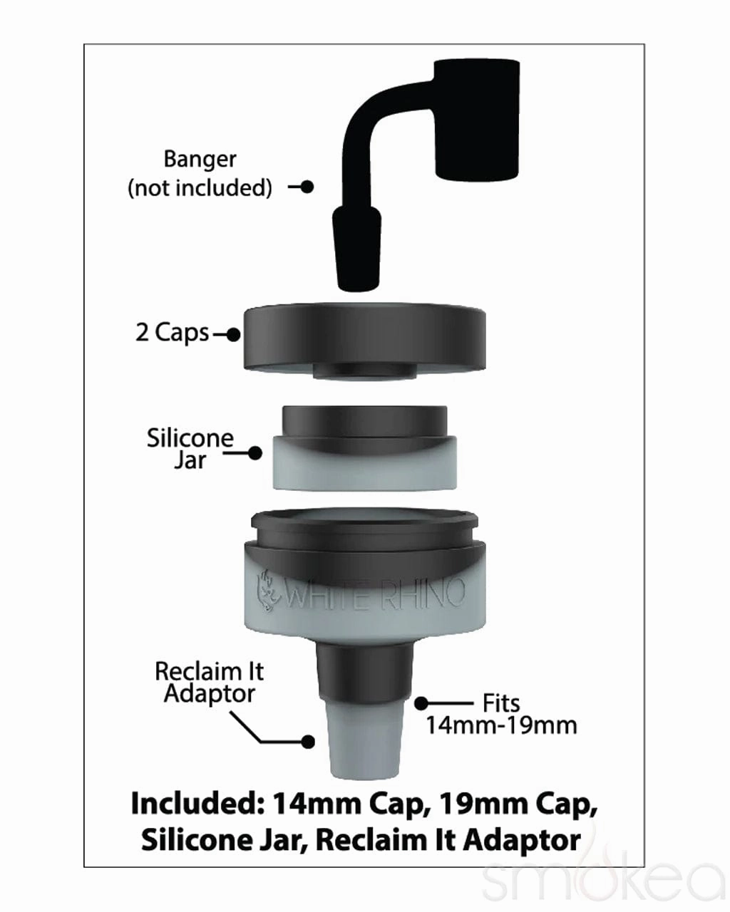 White Rhino Reclaim-It Silicone Reclaimer