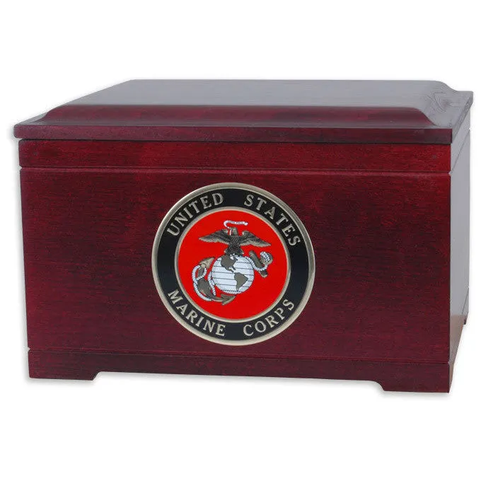 Wooden Military Memory Chest