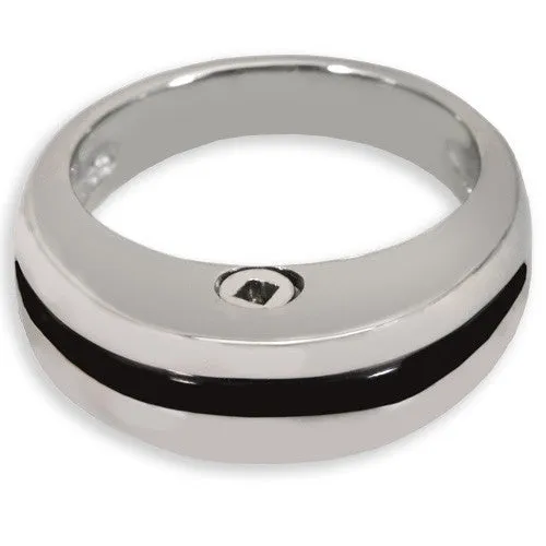 Zenith Cremation Ring in Stainless Steel